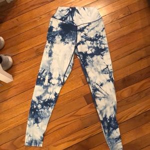 Balance Athletica tie dye leggings